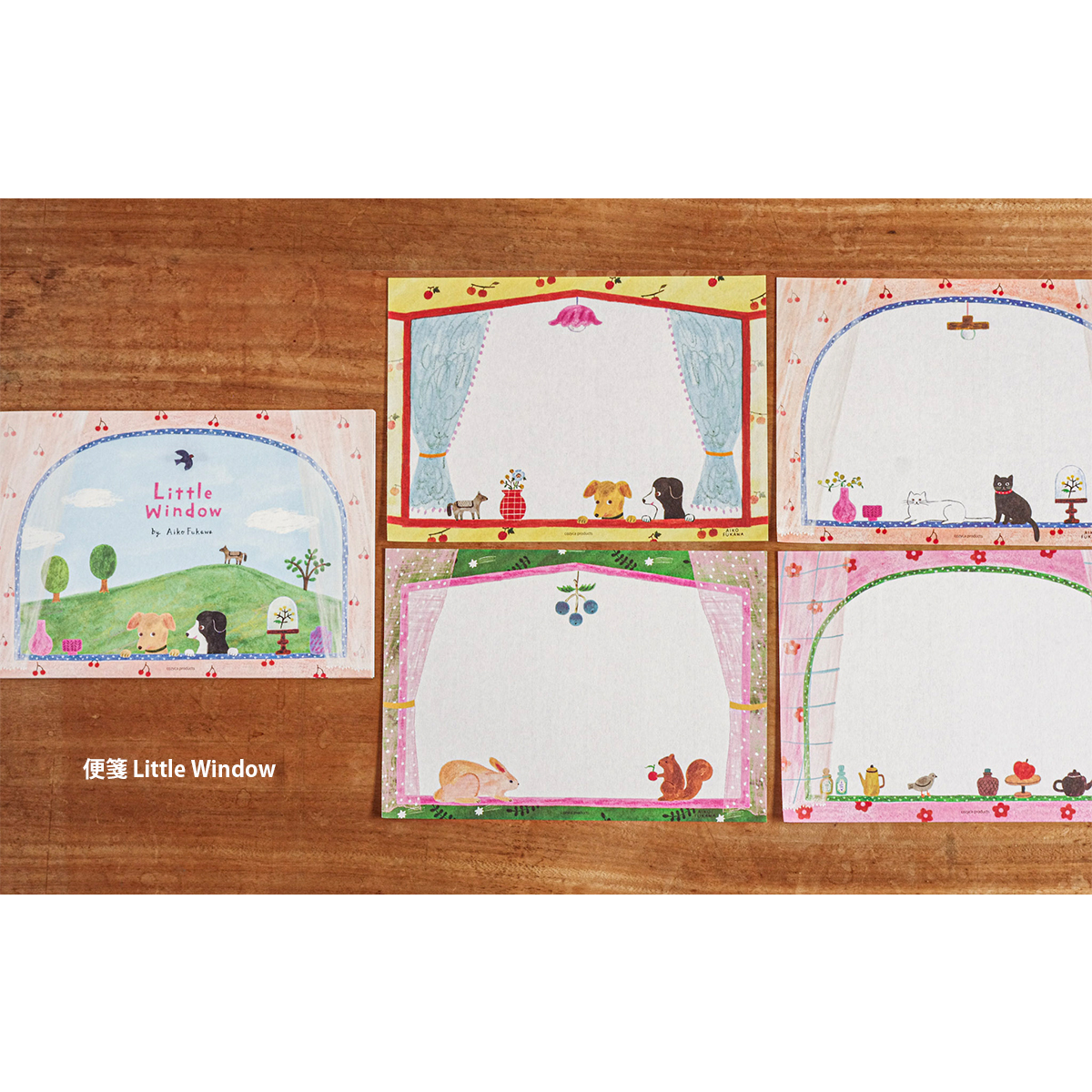 雑貨卸、雑貨仕入れ（【cozyca products】Aiko Fukawa 便箋・封筒 cat